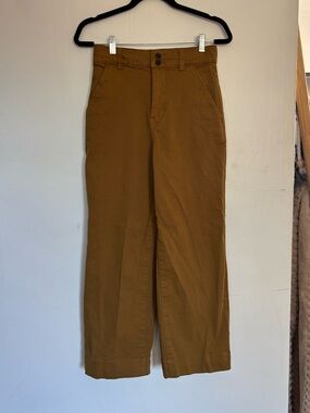 Everlane Organic Wideleg Pant 2 Khaki Tan
